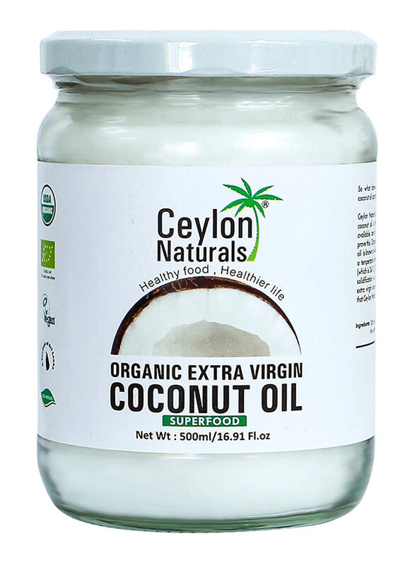 

Ceylon Organic Extra Virgin Coconut Oil, 500ml