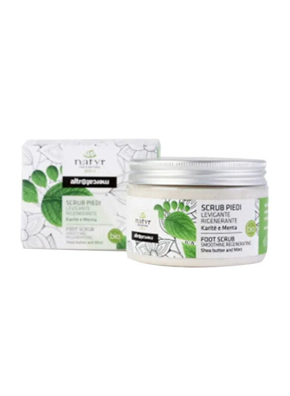 

Natyr Shea Butter and Mint Foot Scrub, 150ml