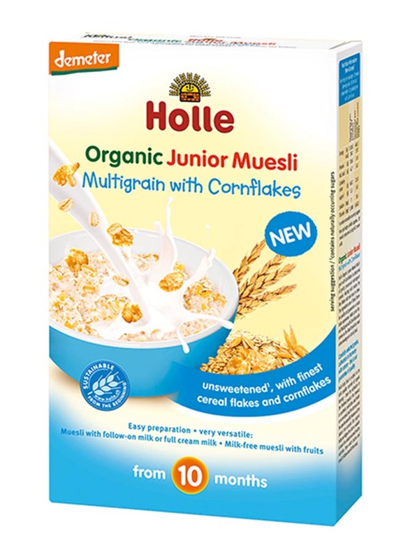 Holle Organic Junior Muesli Multigrain with Cornflakes, 250g