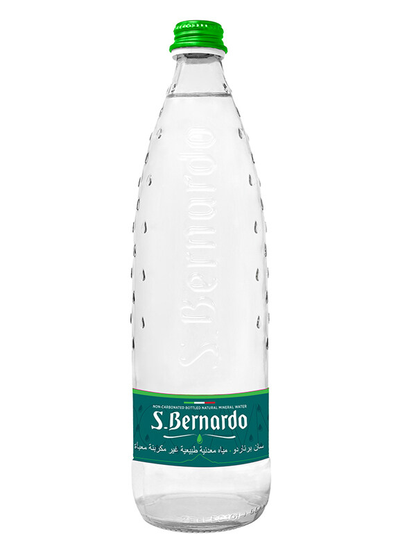 

San Bernardo NON-Carbonated Natural Mineral Glass Bottle, 750ml