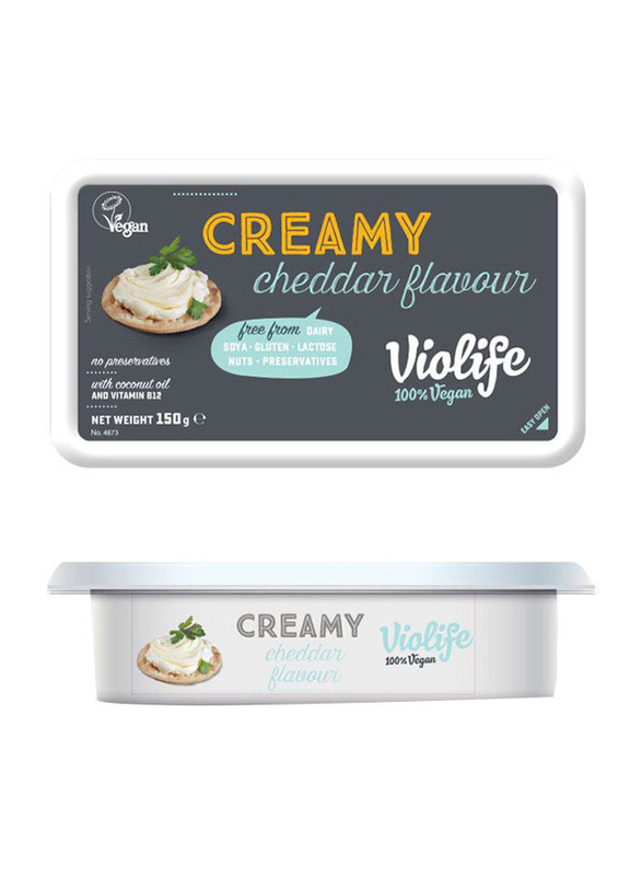 Violife Vegan Creamy Cheddar, 150g