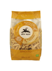 Alce Nero Organic Semi-Whole Wheat Pene Rigate, 500g