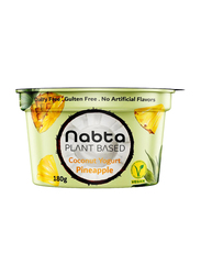 Nabta Vegan Organic Pineapple Yogurt, 180g