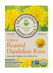 Traditional Medicinals Organic Roasted Dandelion Root Tea, 16 Tea Bags