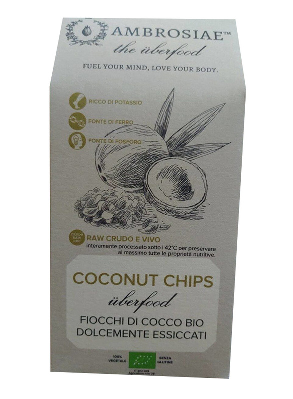 Ambrosiae Coconut Chips Organic, 100g