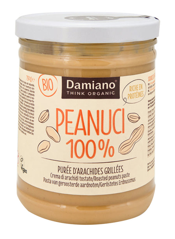 Damiano Organic Roasted Gluten free Peanut Paste, 750g