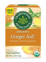 Traditional Medicinals Ginger Aid Tea, 16 Tea Bags