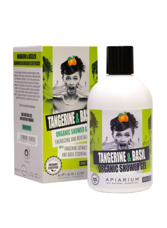 Apiarium Tangerine & Basil Organic Shower Gel, 300ml