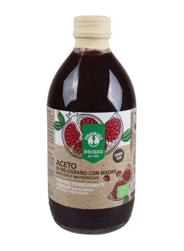 Probios Organic Pomegranate Vinegar with The Mother, 500ml
