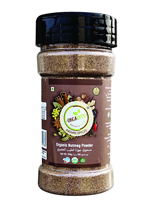 

Orgabite Organic Nutmeg Powder, 100g