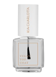 Kia Charlotta Vegan Top Coat, Transparent, Clear