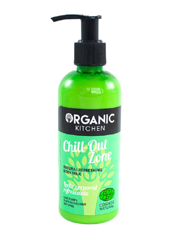 Organic Kitchen Chill-out Zone Natural Refreshing Body Milk Cream, 260ml