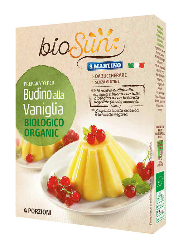 S.Martino Biosun Organic Vanilla Pudding Mix, 35g