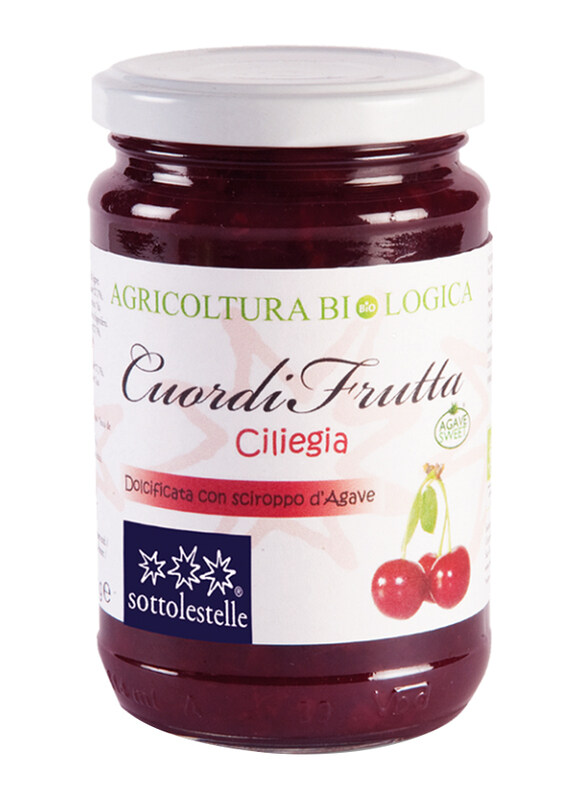 

Sottolestelle Organic Cherry Compote with Agave Syrup, 320g