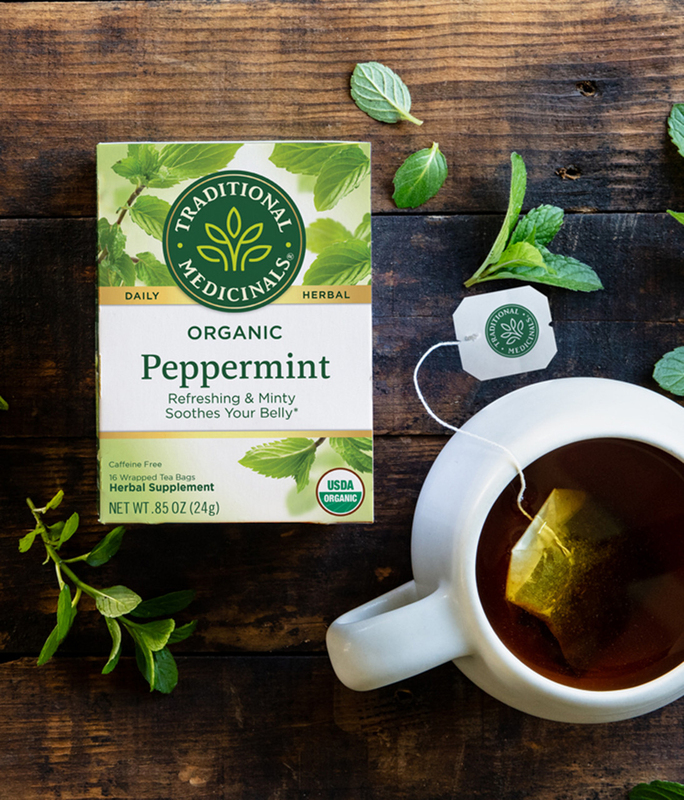 Traditional Medicinals Organic Peppermint Tea, 16 Tea Bags