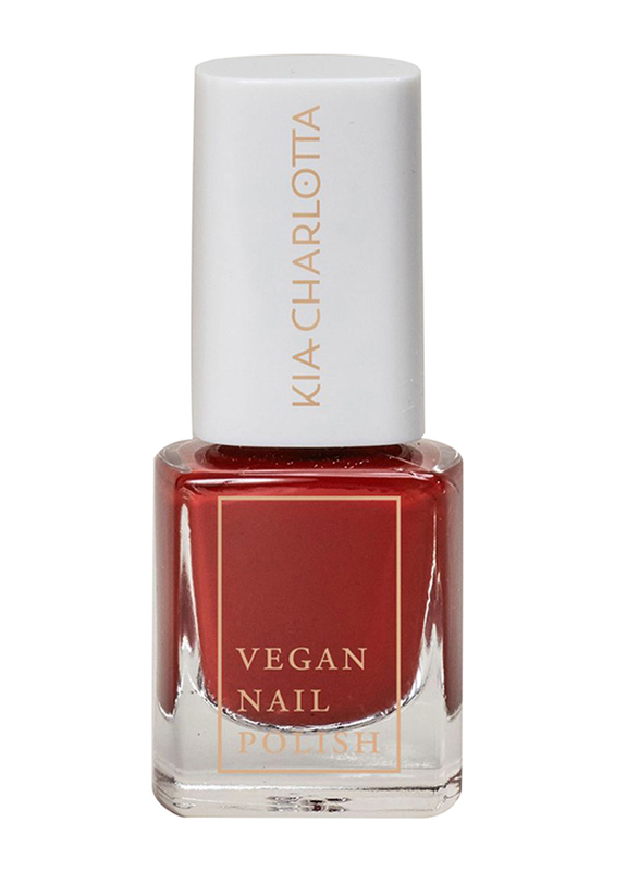 Kia Charlotta Vegan Nail Polish, 5ml, Successful, Red