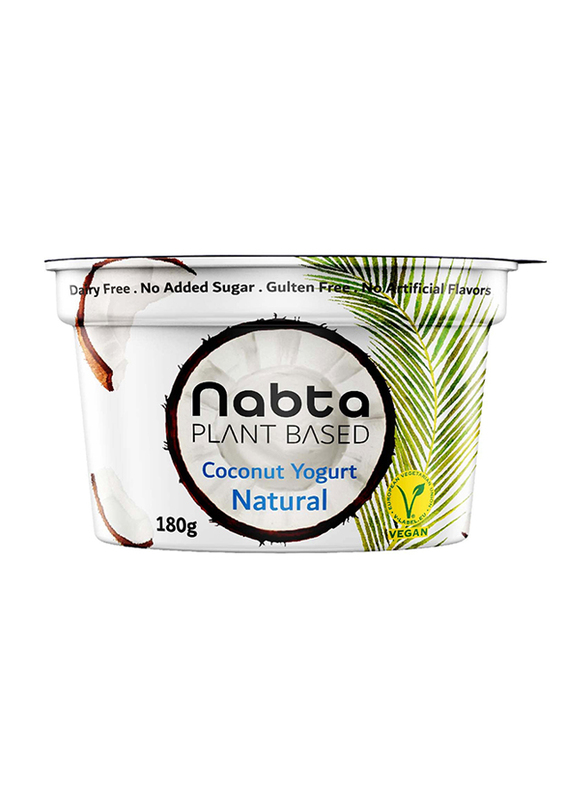 Nabta Plant Based Natural Coconut Yogurt, 180g