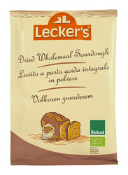 Lecker's Organic Dried Wholemeal Sour Dough, 30g