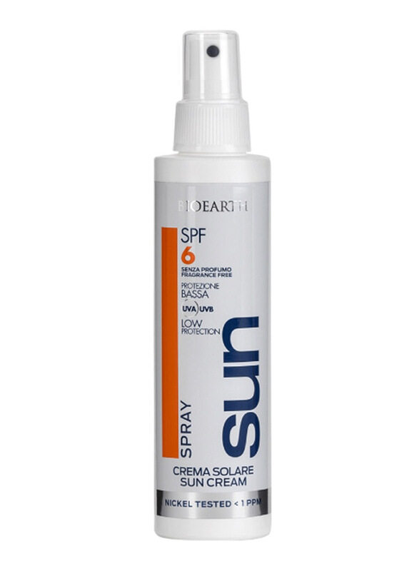 

Bioearth Organic Sun Cream SPF6 Spray, 150ml