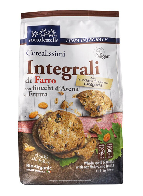 

Sottolestelle Organic Biscuits with Oats & Fruit, 300g