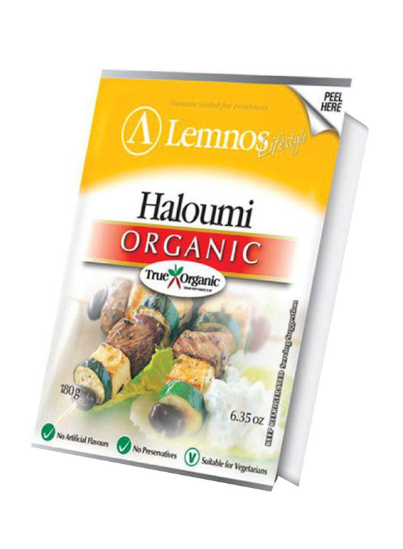Organic Lemnos Haloumi Cheese, 180g