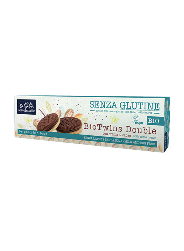 

Sottolestelle Organic Biotwins Dark with Vanilla Cream, 125g