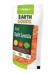 Earth Goods Organic Red Split Lentils, 340g