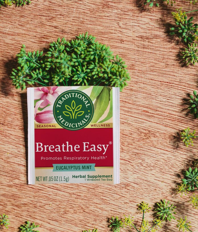 Traditional Medicinals Organic Breathe Easy Herbal Tea, 16 Tea Bags