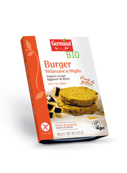 Germinal Organic Veggie Burger Eggplant & Millet, 180g