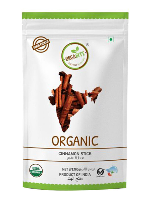 

Orgabite Organic Cinnamon Sticks, 100g