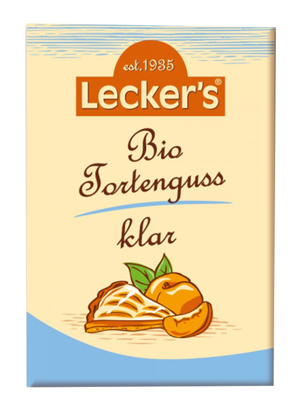 Lecker's Organic Cake Glazing Clear, 2 x 15g