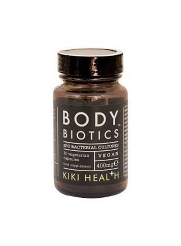 Kiki Health Body Biotics SBO Bacterial Cultures 400mg Food Supplement, 30 Capsules