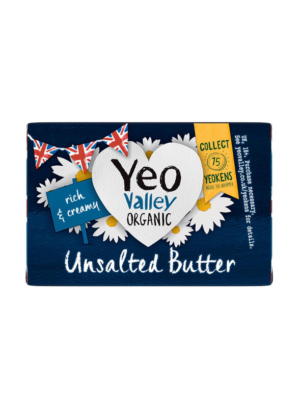 

Yeo Valley Organic Unsalted Butter, 200g