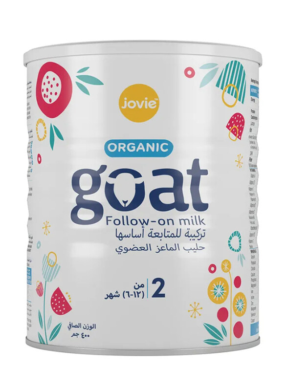 

Jovie Organic Goat Follow-On Stage-2 Milk, 400g