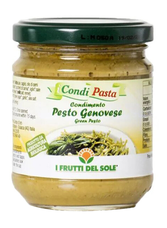 

I Frutti Del Sole Organic Green Pesto, 180g