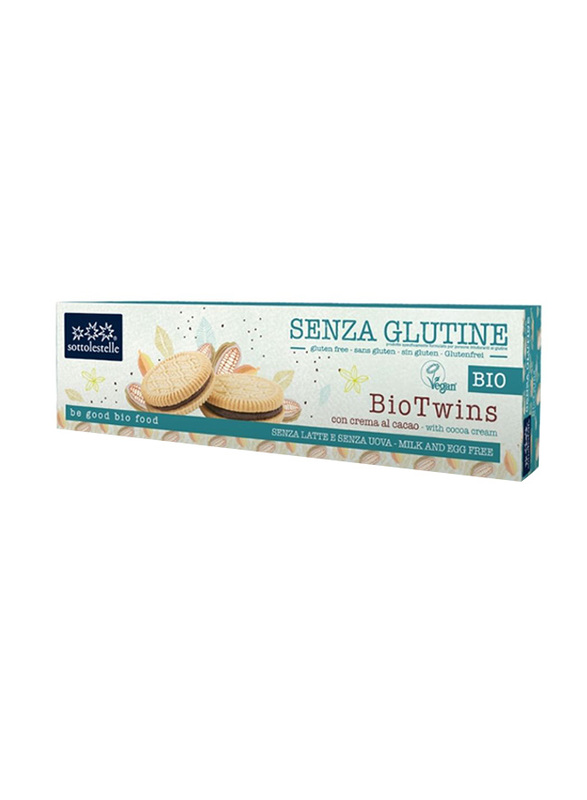 Sottolestelle Organic Biotwins with Cocoa Cream, 125g