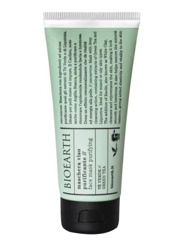 Bioearth Organic Purifying Green Tea Face Mask, 100ml