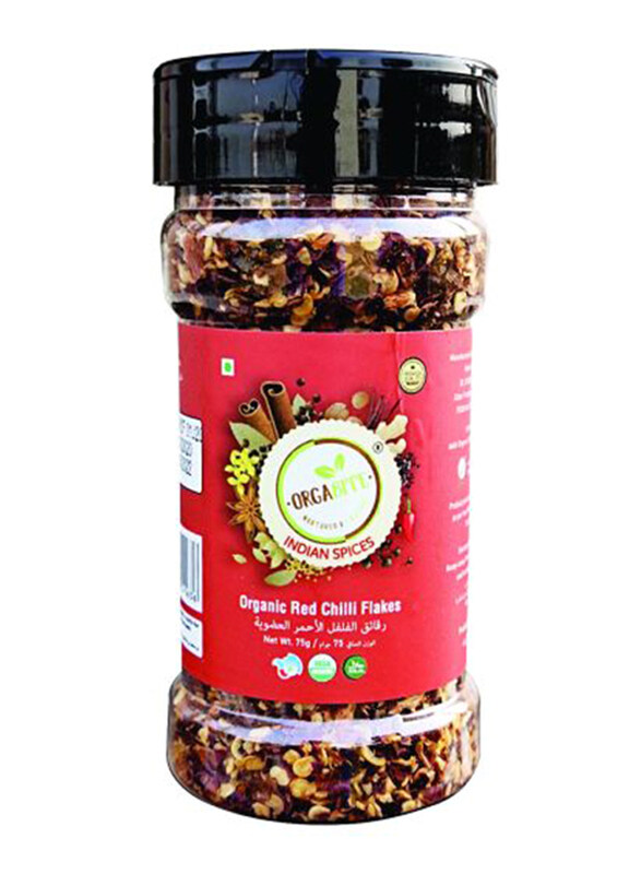 

Orgabite Organic Red Chilli Flakes, 75g