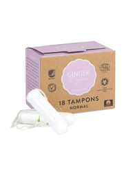 Ginger Organic Digital Normal Tampons, 18 Pieces