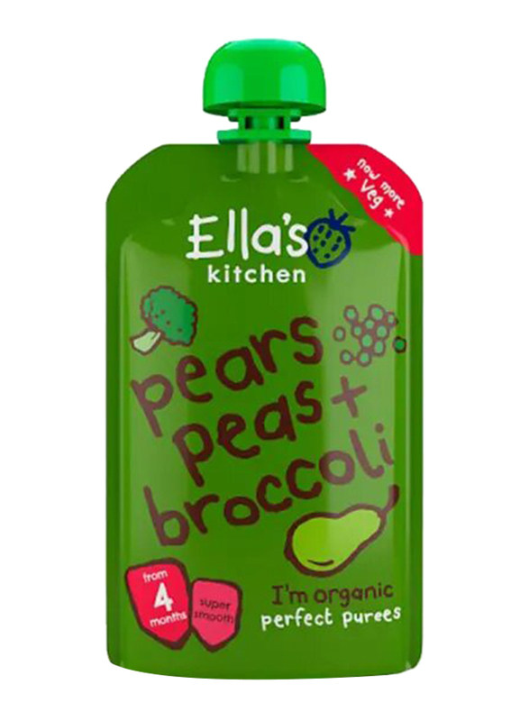 Ella's Kitchen Organic Broccoli/Pears/Peas, 120g
