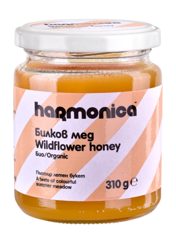 Harmonica Organic Wild Flower Honey, 310g