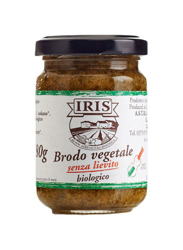 Iris Vegetable Broth Organic Italian, 180g