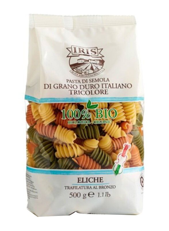 

Iris Organic Durum Eliche Tricolor Wheat Pasta, 500g