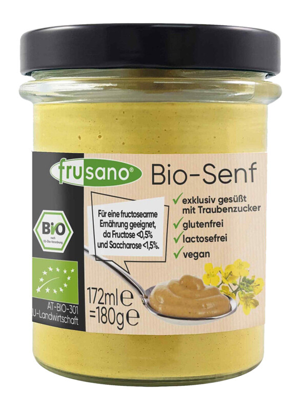 

Frusano Organic Mustard, 180g