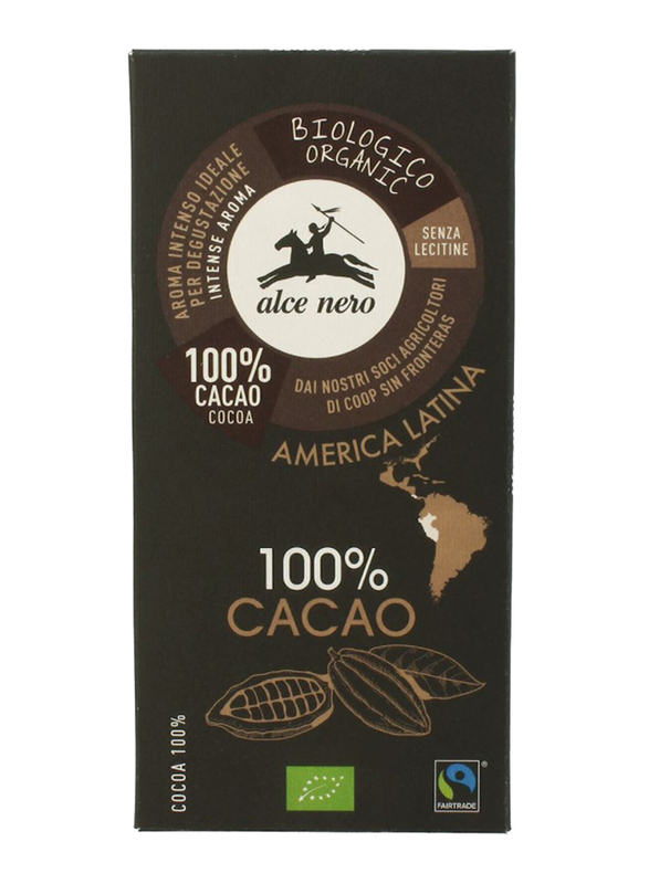 Alce Nero Organic Extra Dark Chocolate, 50g