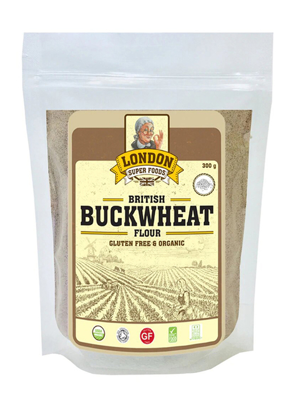 London Super Foods Organic British Buckwheat Flour, 300g