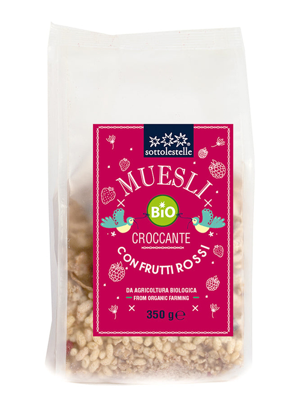 Sottolestelle Organic Muesli Croccante con Frutti Rossi, 350g