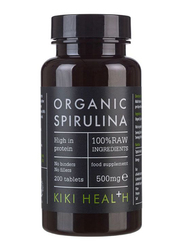 Kiki Health Organic Spirulina 500mg Food Supplement, 200 Tablets