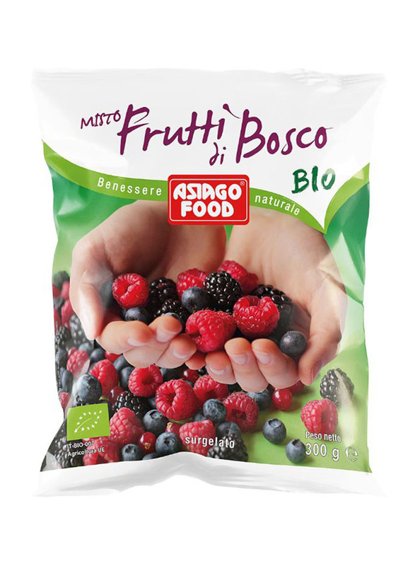 AsiaGo Food Organic Frozen Mixed Berries, 300g