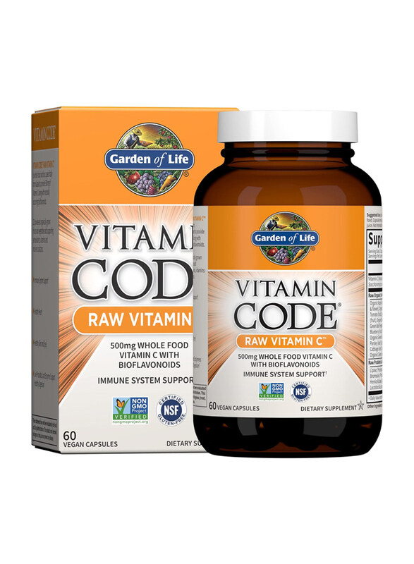 

Garden of Life Vitamin Code Raw Vitamin C, 60 Capsules